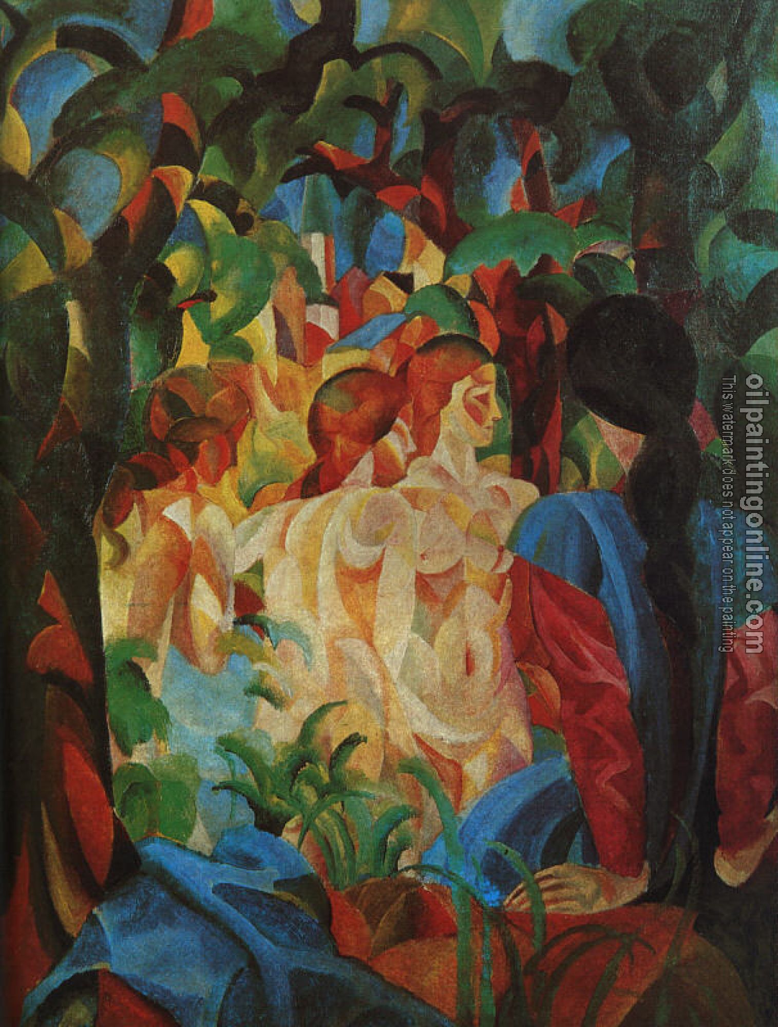 Macke, August - Oil Painting